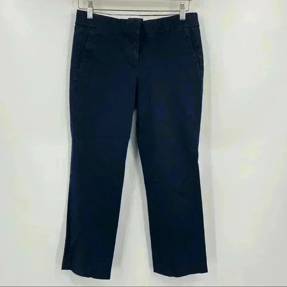 J.Crew Navy Campbell Ankle Pants Womens‎ Size 4 - Picture 2 of 10